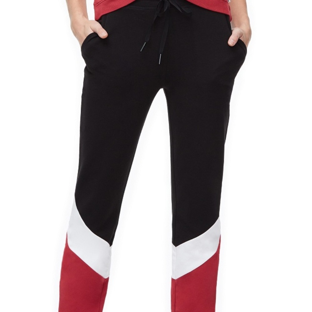 GOOD AMERICAN Tri Color Joggers/Sweats- Size-4